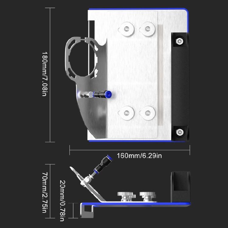 Угловая шлифовальная машина 100 типа со стойкой, фаска 45 градусов, резка металла, керамической плитки, инструмент для снятия фаски плитки под углом 45 градусов, резка углов