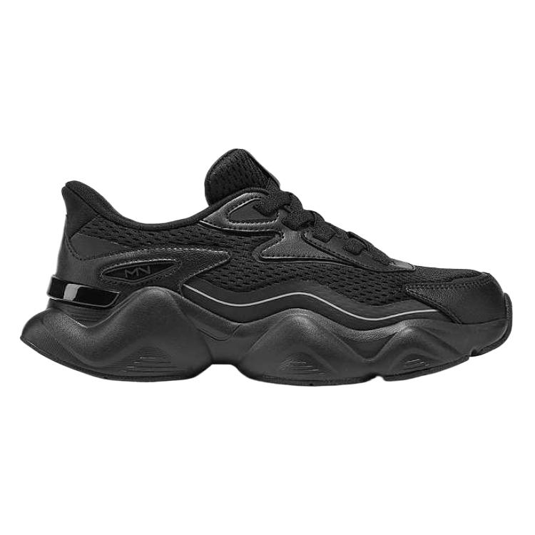 Skechers Сетчатые кожаные кроссовки для улицы, удобные, на шнуровке, с круглым носком, амортизирующие, дышащие, папины кроссовки, женские кроссовки 191943-BBK
