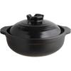 Living Ikoi Earthenware Pot, Deep, No. 6, 23.5cm, One-Person Pot for 1-2 People, 0.9L Capacity