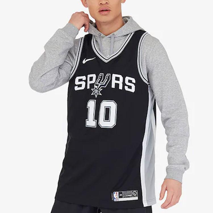 Nike NBA Swingman Jersey Icon Edition - Spurs DeRozan #10 баскетбольный жилет мужской топ черный 864509-018