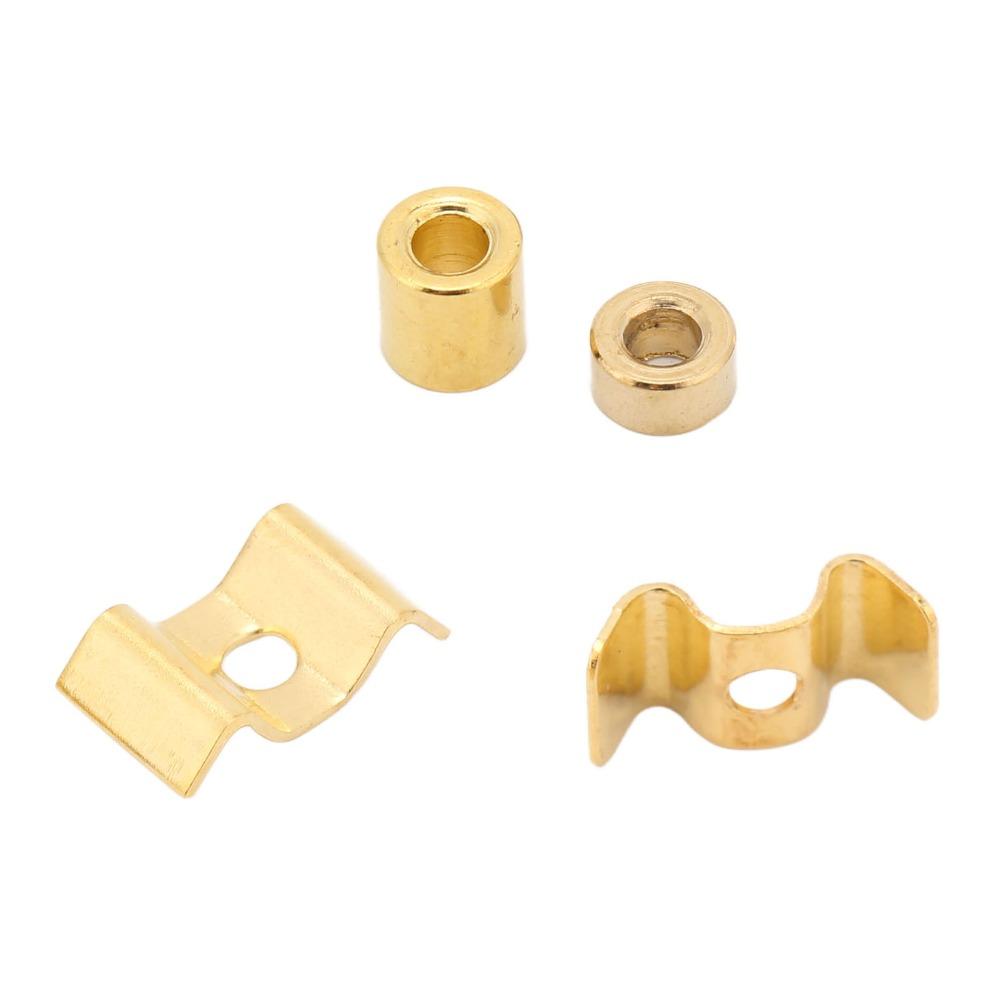 10Sets Metal Material Guitar String Retainer With Mounting Screws Guitar String Tree For Guitar