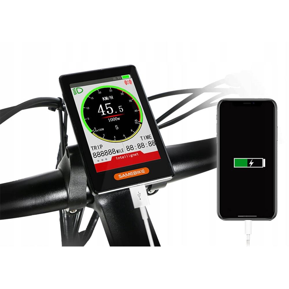 SAMEBIKE Электрический горный велосипед, 500 Вт бесщеточный двигатель с Shimano 21 скорость, Складной электровелосипед,