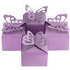 20pcs Small Gift Box, Birthday Wedding Party Candy Pearlescent Paper Butterfly Goodie Box Square Box Goody Wedding Paper Box