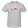 Heartbeat Beekeeping Beekeeper Birthday Funny Unisex Graphic Fashion New Cotton Short Sleeve T Shirts ONeck Harajuku Tshirt