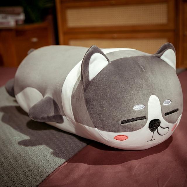 Kawaii кролик Шиба ину хаски свинья кошка плюшевые игрушки мягкая подушка диванная подушка мягкие куклы хороший подарок для девочек