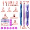1 Set 5D Resin Diamond Painting Pen With Metal Replacement Pen Heads Multi Placers Point Drill Pens For DIY Diamond Nail Art Tool