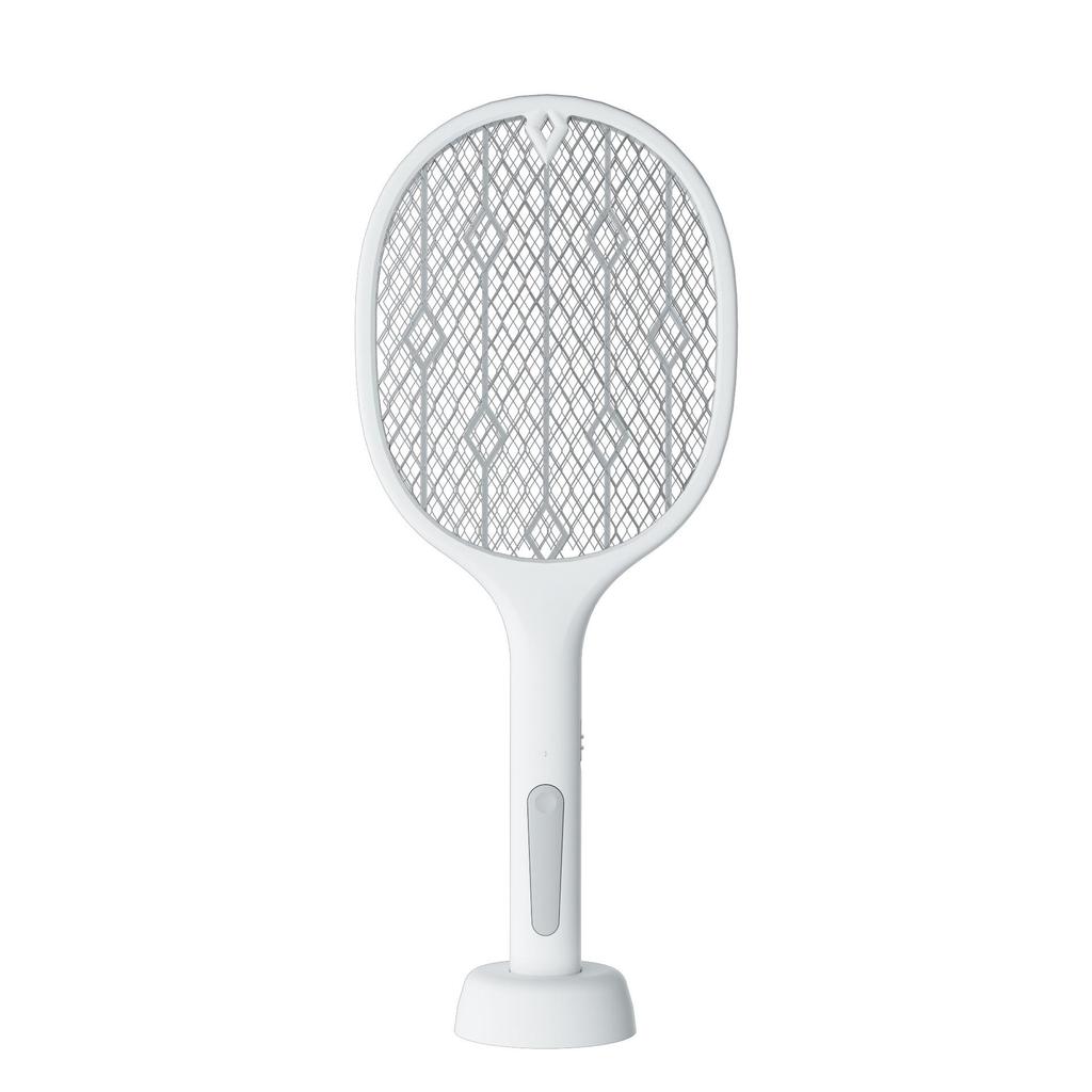 Электрическая мухобойка и уничтожитель комаров с зарядкой через USB: Мощная ловушка для комаров и мух 2 в 1