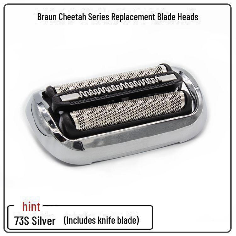 Совместимо с сетчатым узлом лезвийной головки 53b/73S бритв Braun Cheetah Shaver 5 и 6 серий.