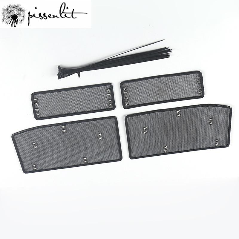 For Ford Edge 2019 2020 Car Accessory Front Grille Insert Net Anti-insect Dust Garbage Proof Stainless Inner Cover Mesh