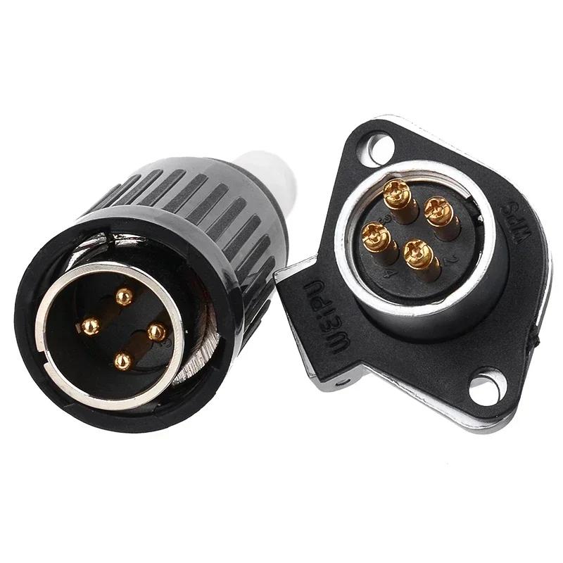 WEIPU WP20 TO+Z Screw Crimp Wire to Board Panel Mount 2Pin 3Pin 4Pin Waterproof IP44 Quick Install Electrical Power Connector