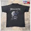 Футболка Megadeth 2026 Tour, Унисекс, Черный Хлопок, Размер S-5XL