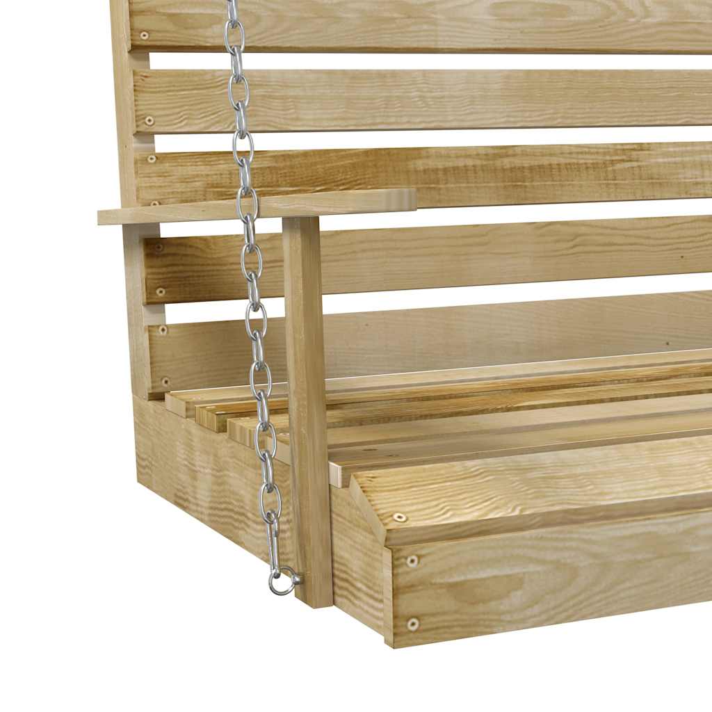 vidaXL Schaukelbank Imprägniertes Kiefernholz 155x65x60 cm