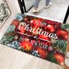 Рождественские придверные противоскользящие коврики, коврики для журнального столика, противоскользящие коврики для ванной и спальни, ковры и ковровые покрытия и украшения для семейной вечеринки
