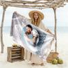 Football Messi Customize Your Name Beach Towel Super Soft Microfiber Quickdry Fabric