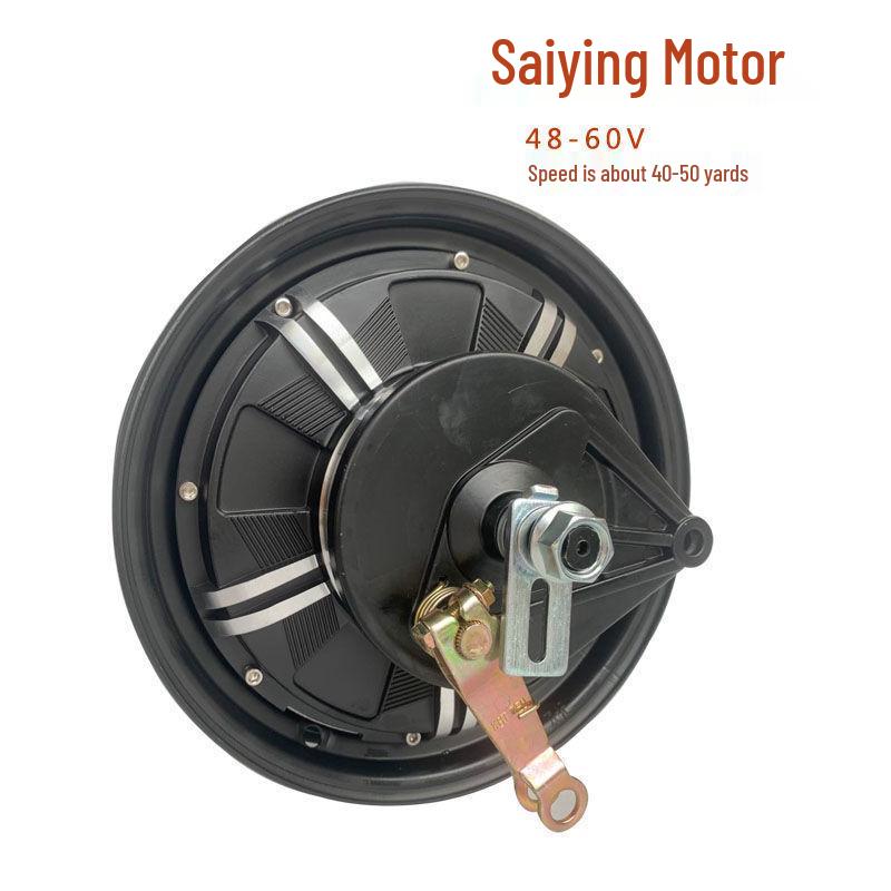 Универсальный высокоскоростной электродвигатель для электромобилей (10-дюймовый, 1000 Вт/1500 Вт/2000 Вт, 48 В/60 В/72 В) для Xinri Aima