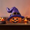 Resin Sculpture Craft Halloween Pumpkin Decoration for Shelf Table Landscape