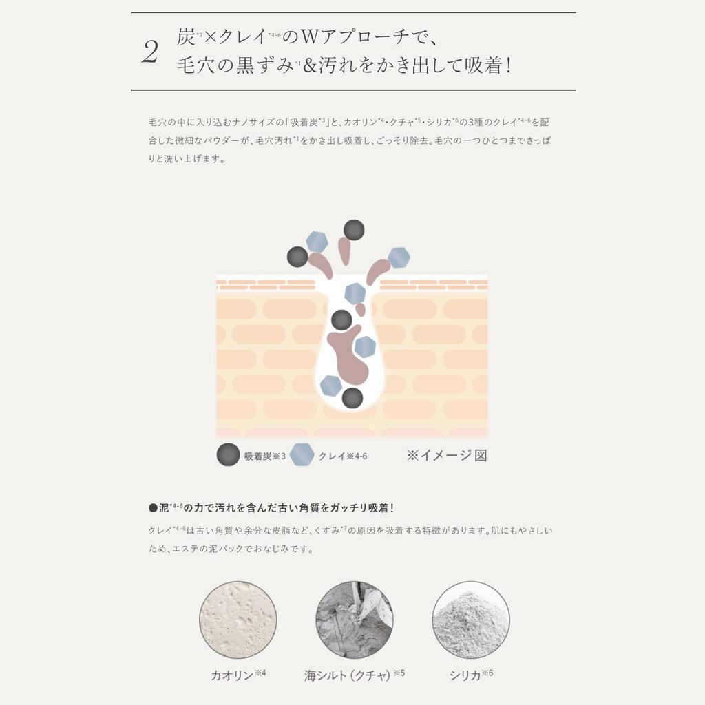 DUO The Wash Black Repair 27 г размер пор без ворса Morning face dead энзим [Набор 3] 2/3 [Для кожи] умывание, кожа, поры, пудра, без добавок