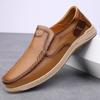 Fashion Handmade Classic Men's Sneakers Luxury Brand Male Genuine Leather Loafers New Comfty Casual Shoes Soft Driving Walking Footwear