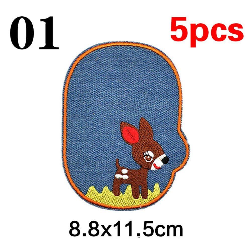 Cartoon Sewing Elbow Jeans Stickers Knee Appliques Patches Embroidered Badges