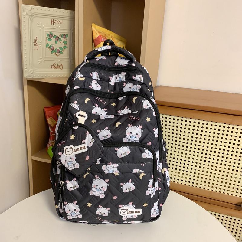 Female Schoolbag Printed Backpack Student Large Capacity Backpack