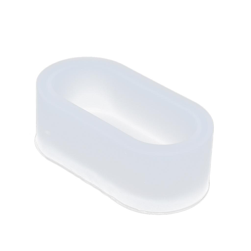 Silicone Mold Long Ellipse Smooth Easy Demolding Resin Mold for Jewelry Storage Box Flowerpot Gift