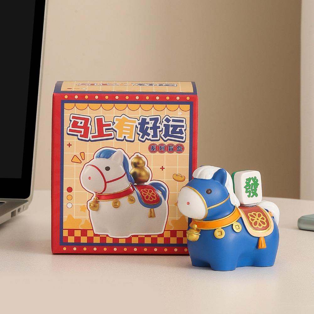 Vivid Design Horse Shape Ornament Unique Zodiac Horse Figurines  Spring Festival