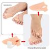 Adjustable Silicone Toe Separator & Corrector for Overlapping Thumb and Little Toe Alignment