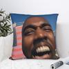 K-kanyes W-wests Забавная Подушка Чехол Аксессуары Мягкая Наволочка Декор Чехол для Подушки-плед Сиденье Разные Размеры