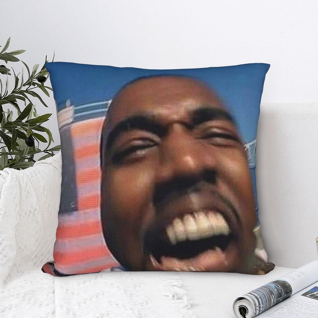 K-kanyes W-wests Забавная Подушка Чехол Аксессуары Мягкая Наволочка Декор Чехол для Подушки-плед Сиденье Разные Размеры
