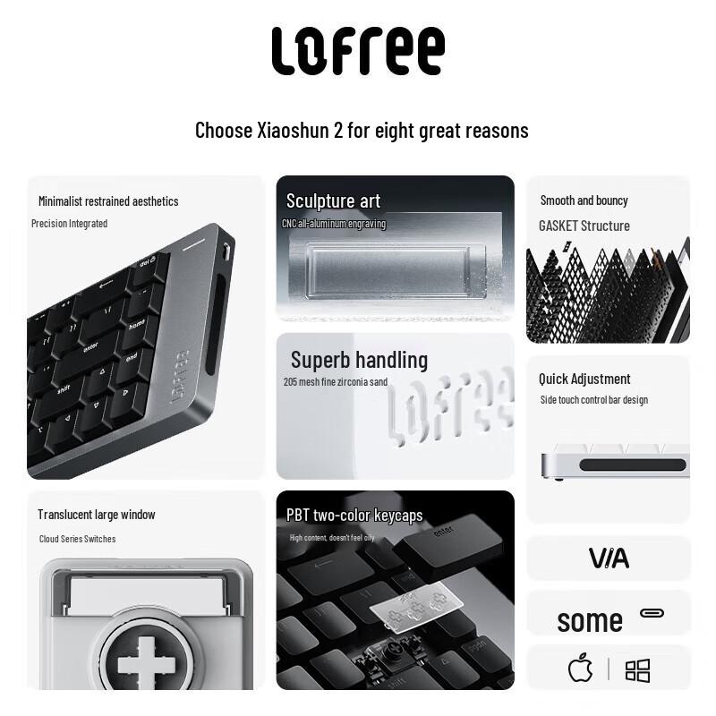 Lofree FLOW2 Low-Profile Mechanical Keyboard