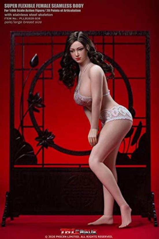 Масштабная фигурка TBLeague кожа жемчужно-белого цвета Красивая и пышная Ультрагибкое бесшовное тело с нижним бельем не [TOYBARJAPAN] 1/6 PLLB2020-S38A