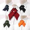 Polyester Cross Bowtie JK Uniform Decor Neck Collar High Quality Shirt Tie