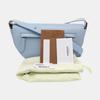[Pre-Owned] Olympia Adjustable Shoulder Strap Flap Closure Calfskin Half-Moon Handbag - Very Good #NQT41U