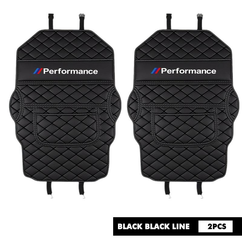 uylez5 Leather Car Seat Back Protector Kick-Proof Anti Slip Child Mat For BMW M3 M5 M6 Performance X1 X2 X3 X4 X5 M F01 Alpina F20