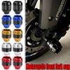 A Pair of Universal Motorcycle Frame Slide Aluminum Alloy Front Fork Cup Fall Squeeze Protector Falling Protection