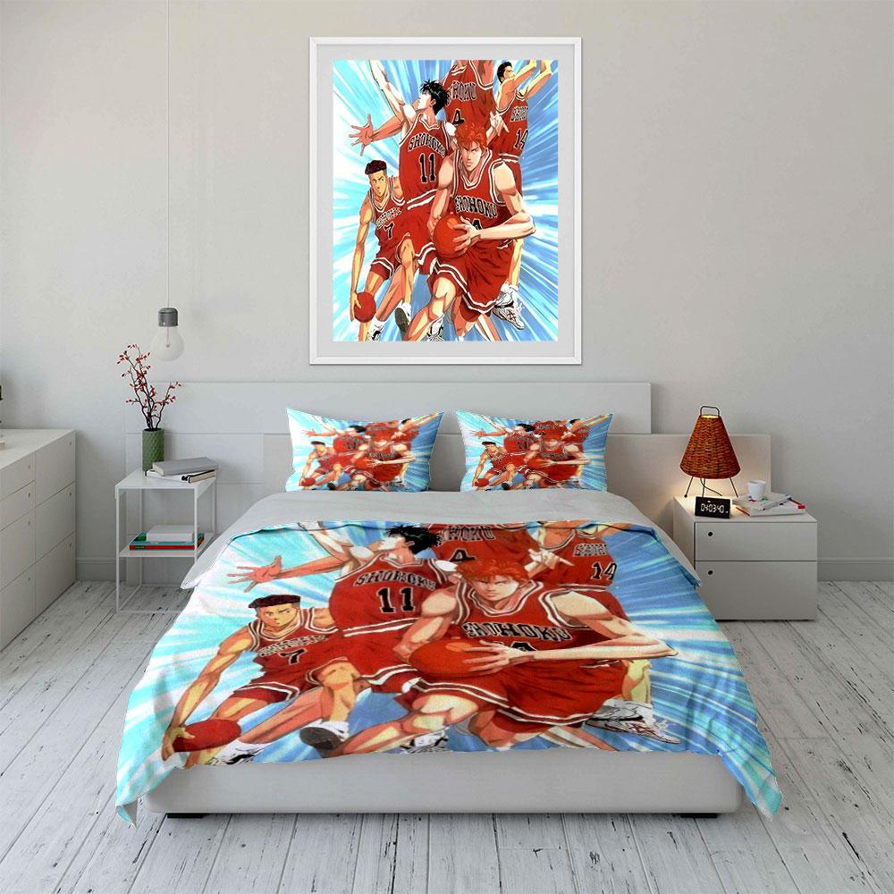 Basketball players with jerseys. Bedding sets Duvet cover sets Duvet covers Pillowcases(1 * Duvet Cover 2 * Pillowcases without duvet insert)