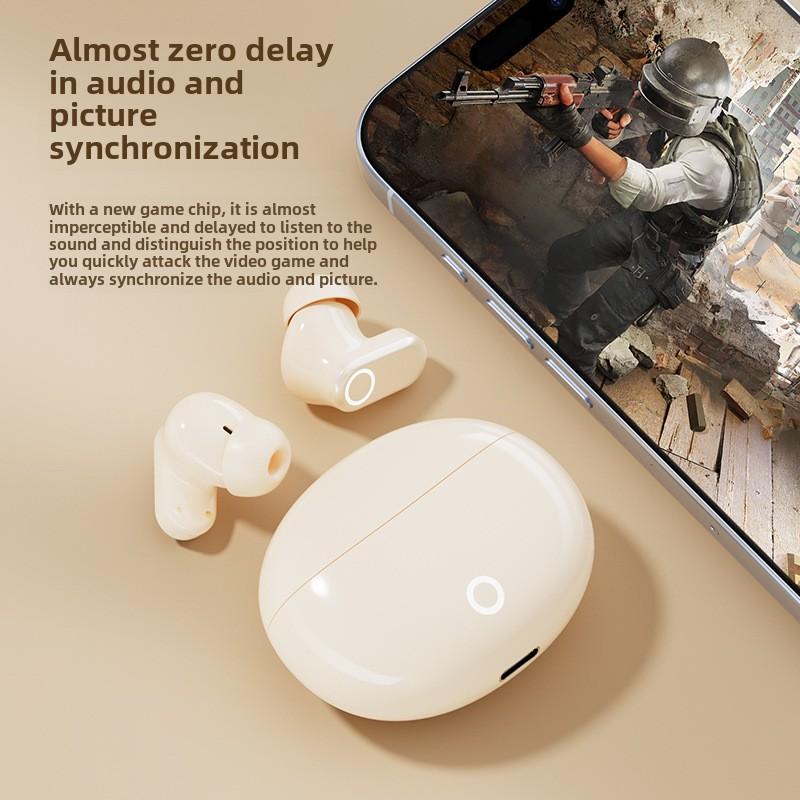 J16 Wireless Bluetooth 5.4 Earbuds, TWS In-Ear Headphones with Stereo Sound, Noise Cancelling, IPX4 Waterproof