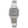 Casio Женские цифровые часы, Новый дизайн, LA670WA, -1 Серебристые и черные / -2 Серебристые и темно-синие / -7 Серебристые и серые, Зарубежная модель [Параллельный импорт]