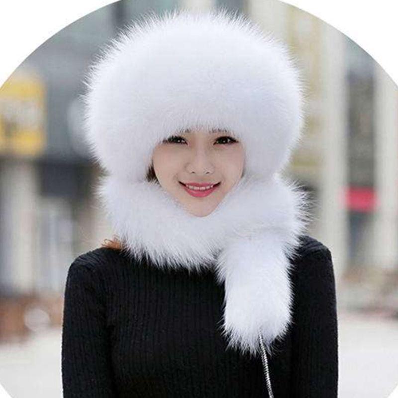 Новая шапка женская зимняя из искусственного лисьего меха, кролика рекс, с капюшоном, модная шапка-ушанка, холодная, теплая, монгольский берет
