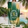 Beach Towel Sporting CP Print Custom Name Text Soft Towel for Swimming Pool