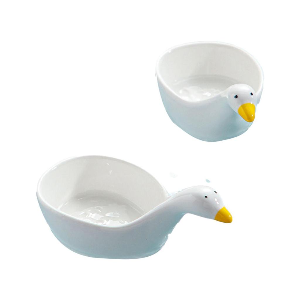 Керамические миски для соуса Dippind, набор милых тарелок для соуса в виде лебедя, миски для соевого соуса, милые миски для томатного соуса