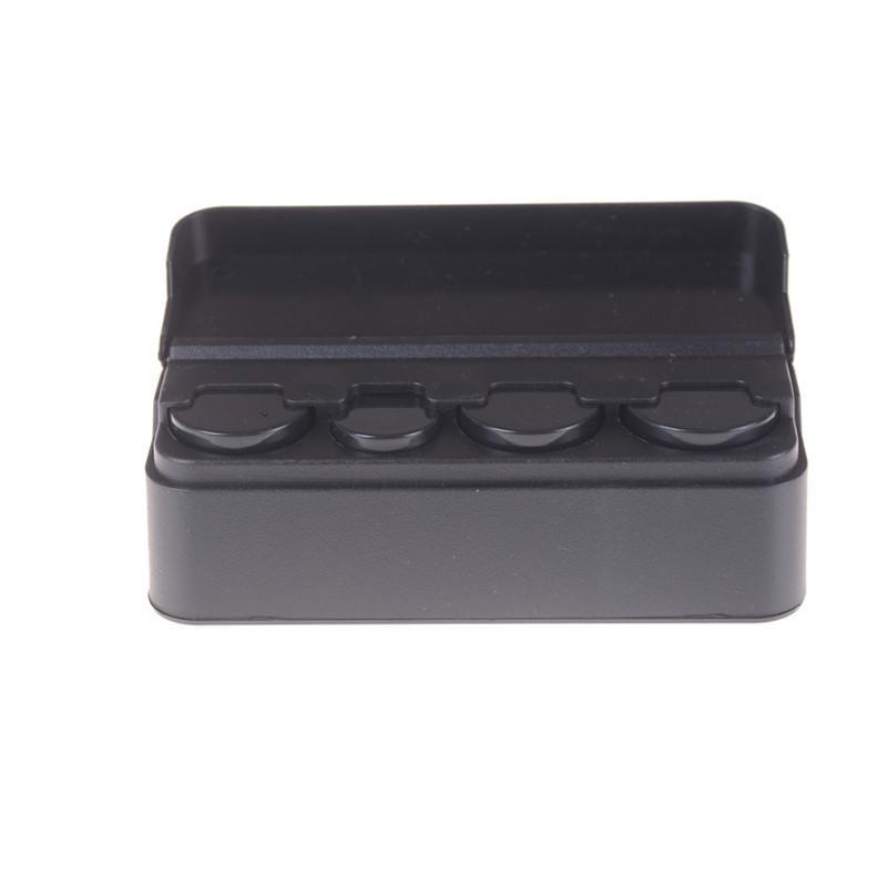 Coin Changer Dispenser Plastic Coin Storage Box Wallet Organizer Holder