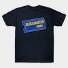 Мужская черная футболка с принтом Blockbuster Video Печать на трансферной бумаге без вырезания Хлопковая футболка