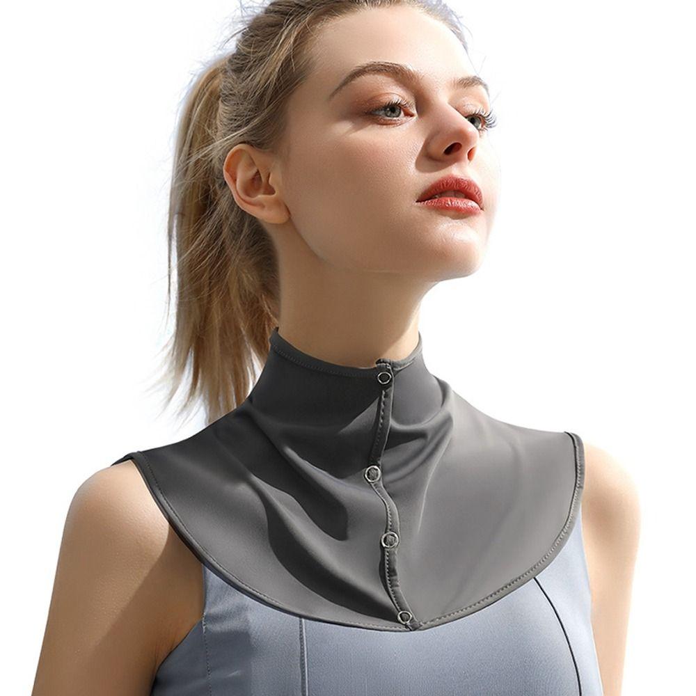 Neck Cover Korean Style Scarves Summer Neck Protection Bib Sunscreen Scarf Sunscreen Shawl
