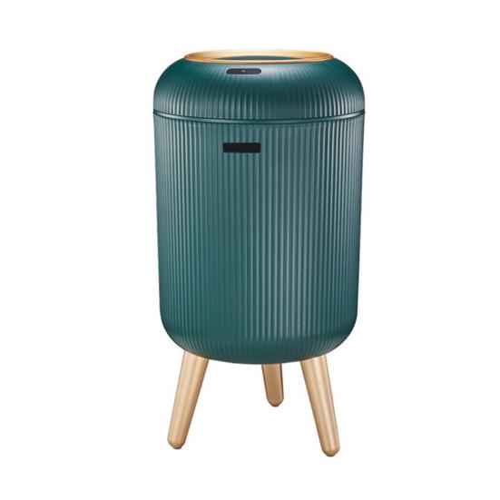 Мусорное ведро с крышкой с датчиком движения, большой вместимостью, управление без помощи рук, автоматическое умное мусорное ведро для ванной комнаты, корзина для мусора