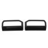 1 Pair Side Vent Outlet Decorative Trim Scratch Resistant Carbon Fiber Style Dashboard Side Air Vent