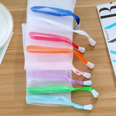 5 шт. Новый цвет Случайный Чехол для мыльных пузырей Сетчатая сетка для мыла Сетчатая сетка для пенообразования Случайный