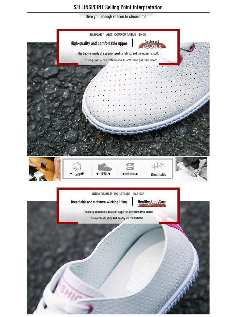 Breathable White Mesh Flat Shoes for Women - Summer Korean Style