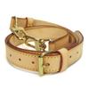Used Shoulder Strap Nume Leather Beige Accessories