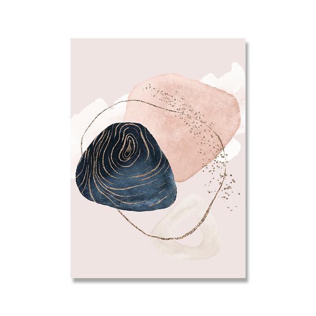 Абстрактное геометрическое искусство плакат румянец розовый граффити холст картины скандинавские настенные художественные картины для интерьера для гостиной домашний декор